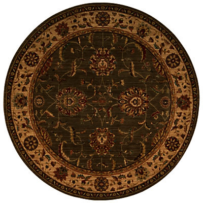 Living Treasures Rug, Dia.178cm Green